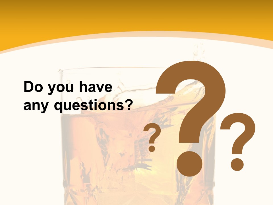 Scottish Celebrate Thirst PowerPoint Template