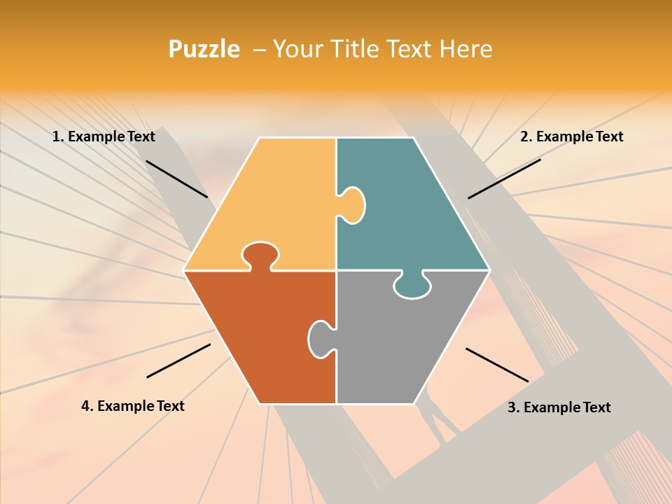 Table Corporation Writing PowerPoint Template