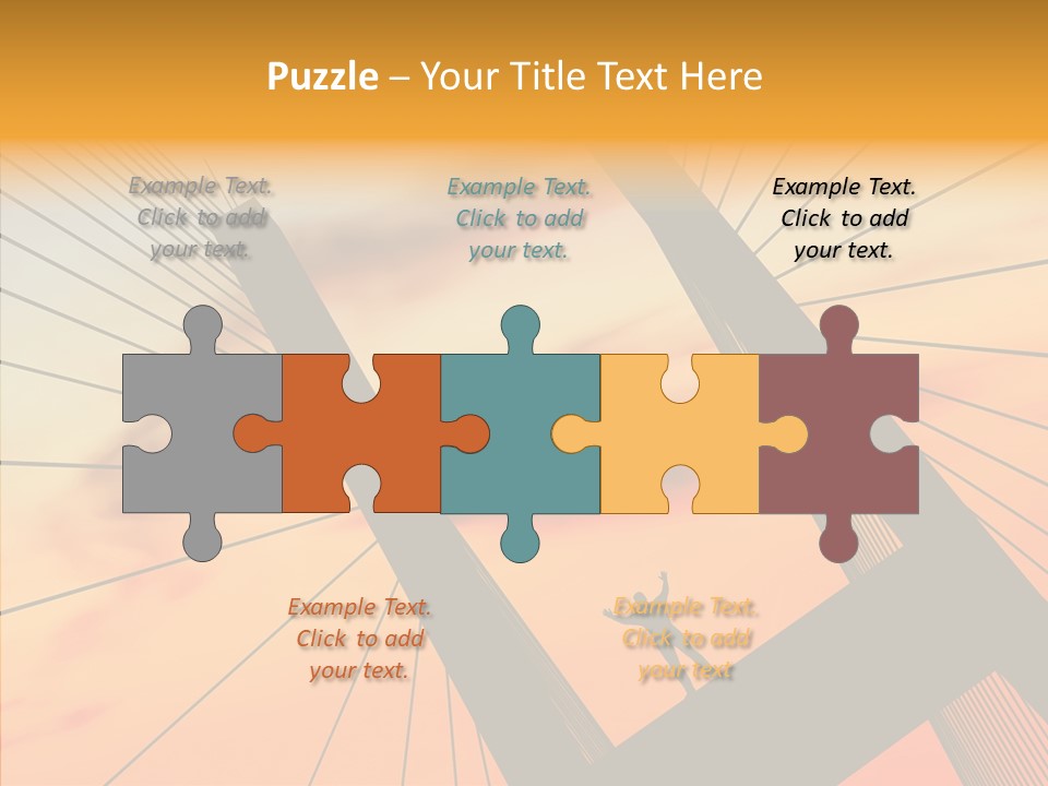 Table Corporation Writing PowerPoint Template