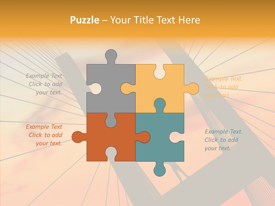 Table Corporation Writing PowerPoint Template