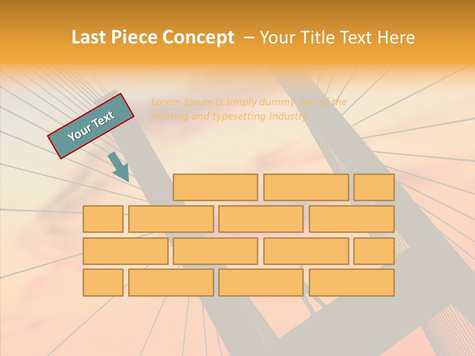 Table Corporation Writing PowerPoint Template