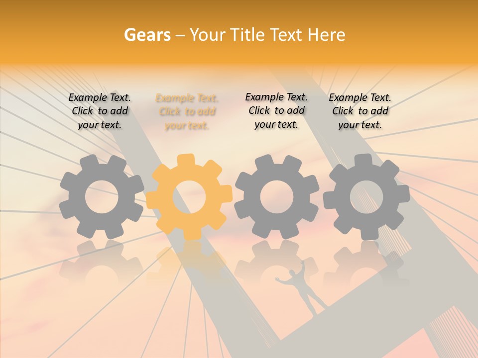 Table Corporation Writing PowerPoint Template