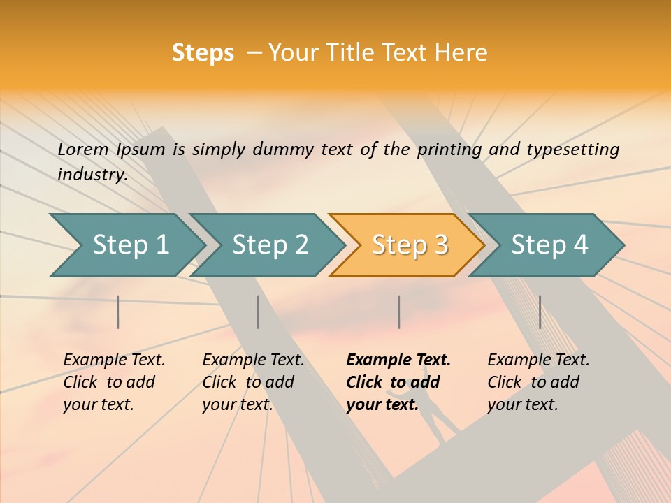 Table Corporation Writing PowerPoint Template