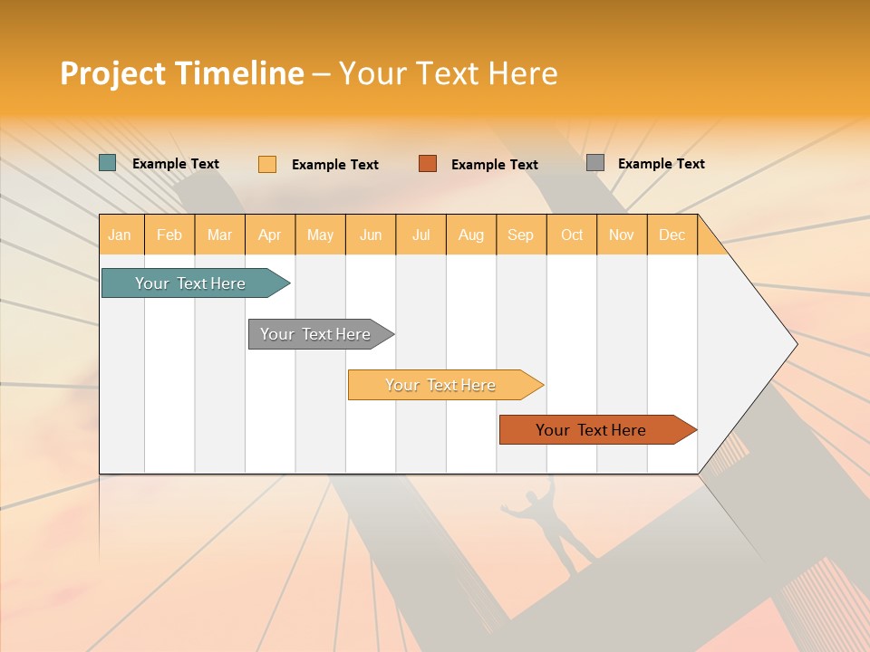 Table Corporation Writing PowerPoint Template