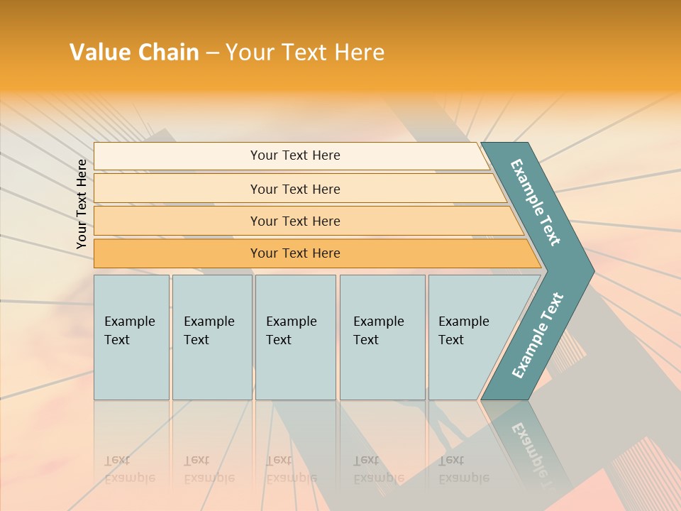 Table Corporation Writing PowerPoint Template