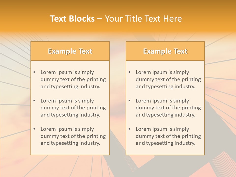 Table Corporation Writing PowerPoint Template