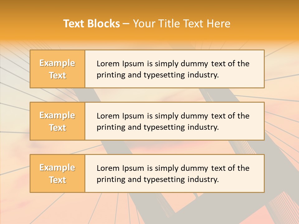Table Corporation Writing PowerPoint Template