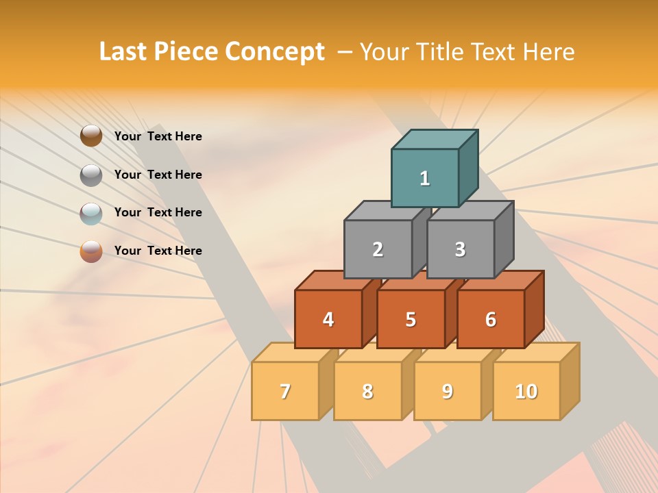 Table Corporation Writing PowerPoint Template