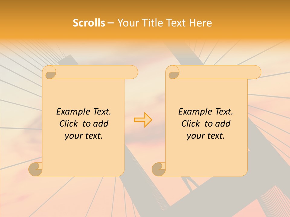 Table Corporation Writing PowerPoint Template