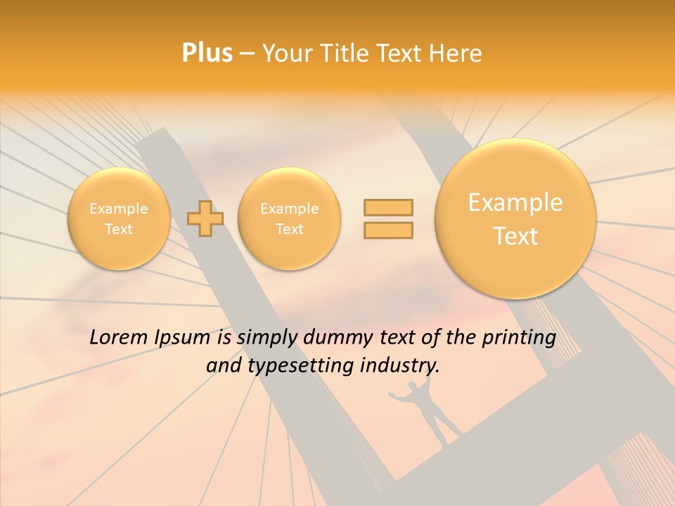 Table Corporation Writing PowerPoint Template