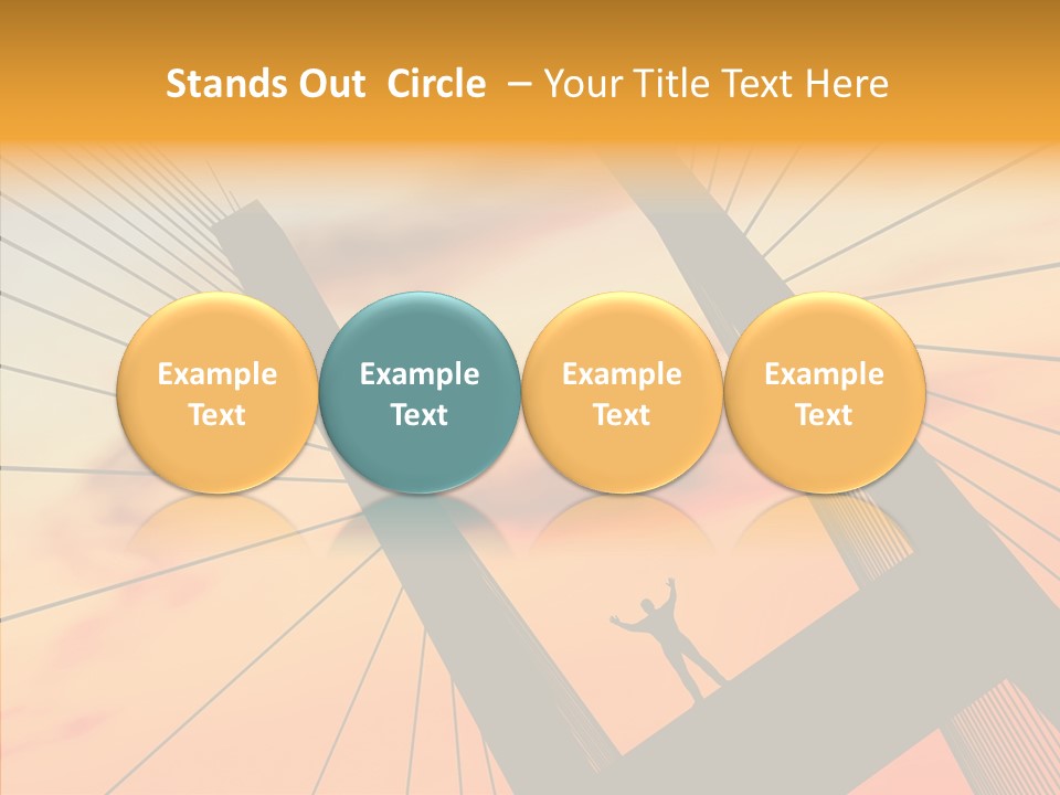 Table Corporation Writing PowerPoint Template
