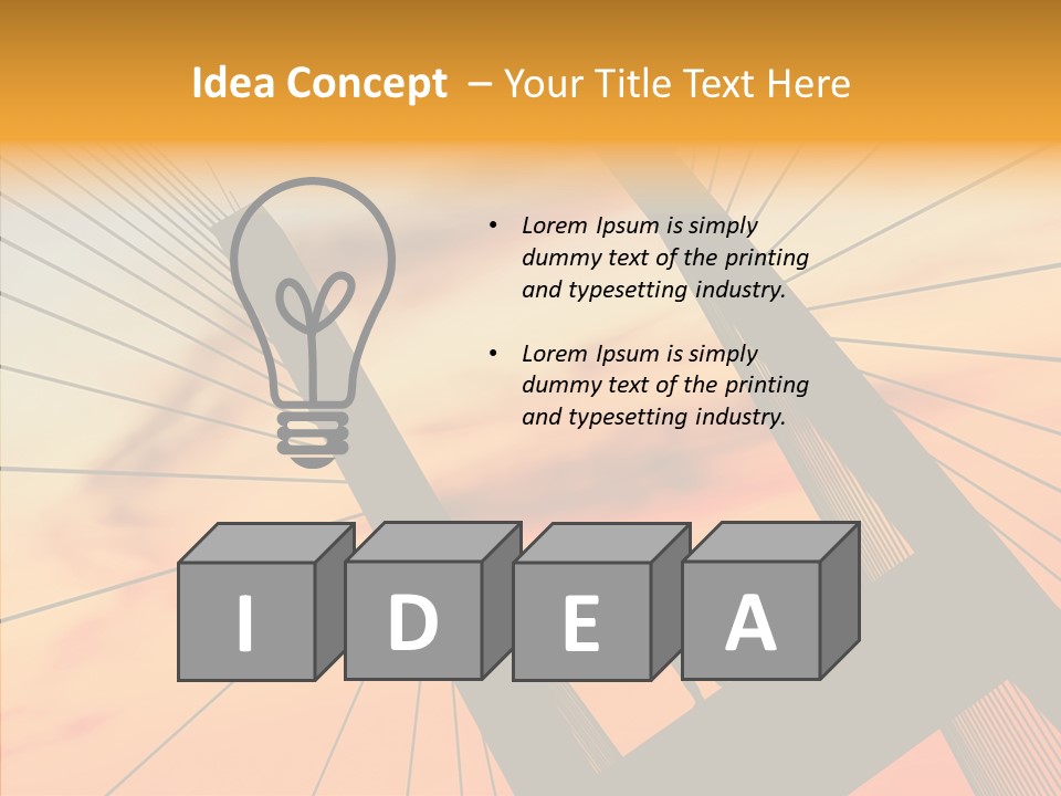 Table Corporation Writing PowerPoint Template