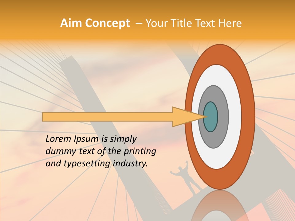 Table Corporation Writing PowerPoint Template