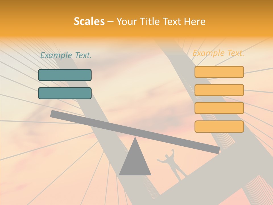 Table Corporation Writing PowerPoint Template