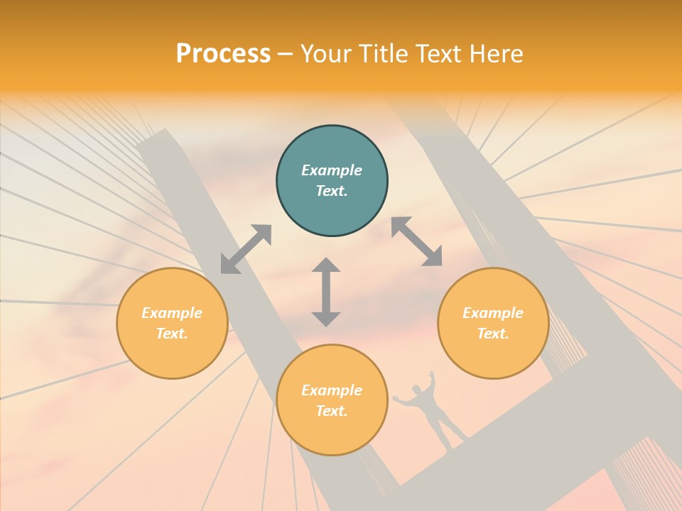 Table Corporation Writing PowerPoint Template