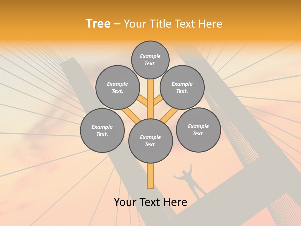 Table Corporation Writing PowerPoint Template