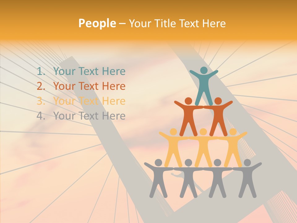 Table Corporation Writing PowerPoint Template