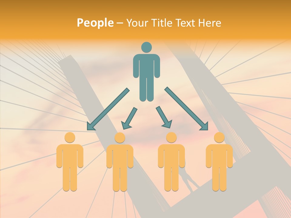 Table Corporation Writing PowerPoint Template