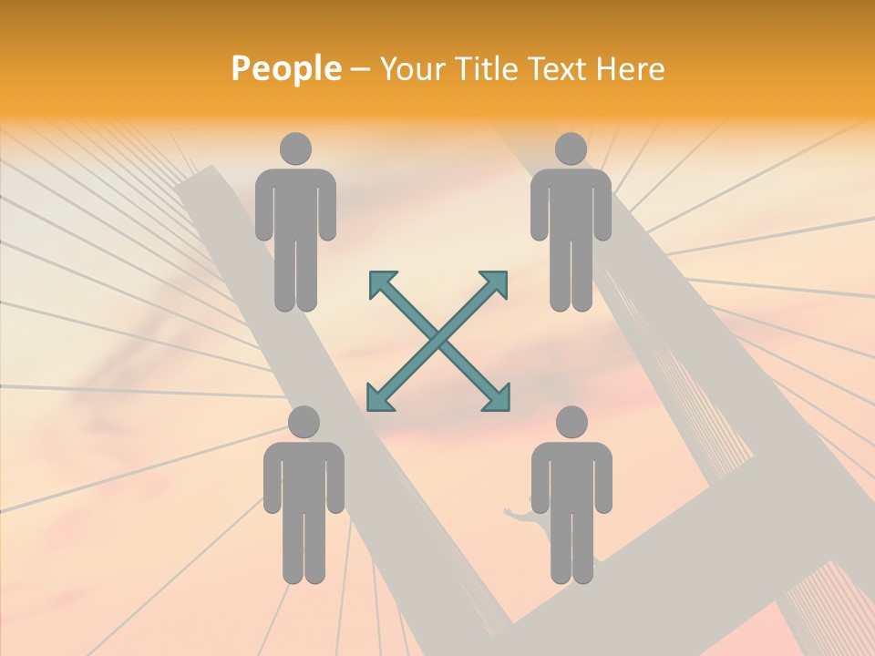 Table Corporation Writing PowerPoint Template