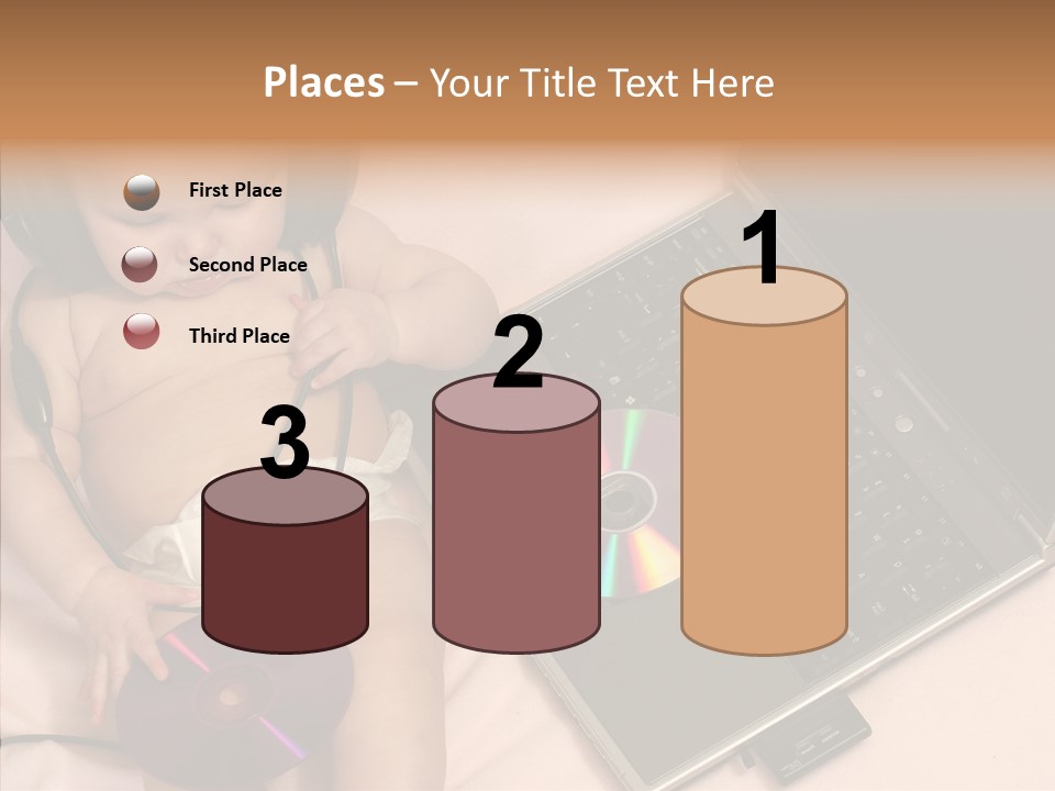 Creation Eye Isolated PowerPoint Template
