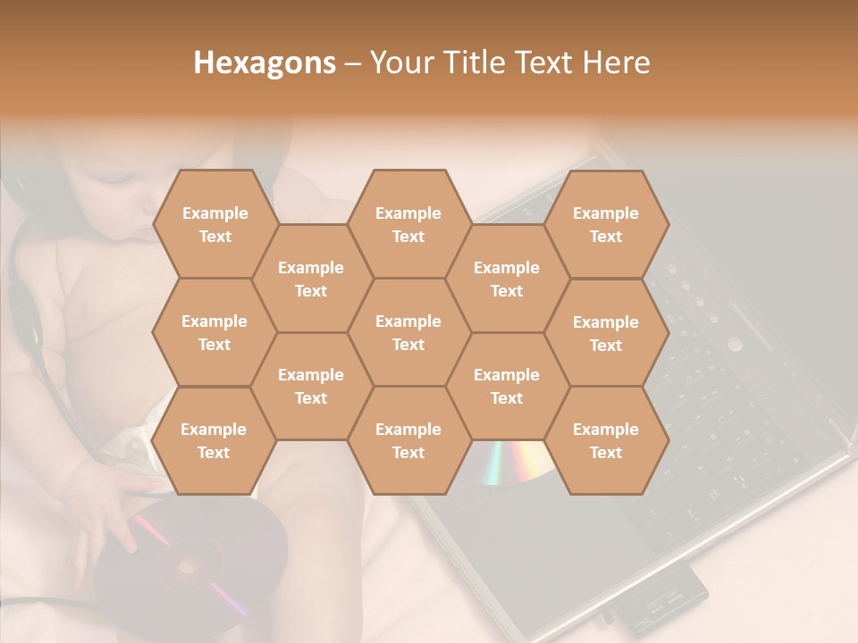 Creation Eye Isolated PowerPoint Template