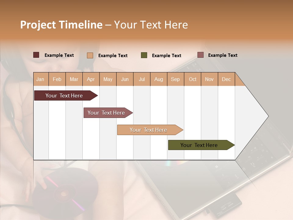 Creation Eye Isolated PowerPoint Template