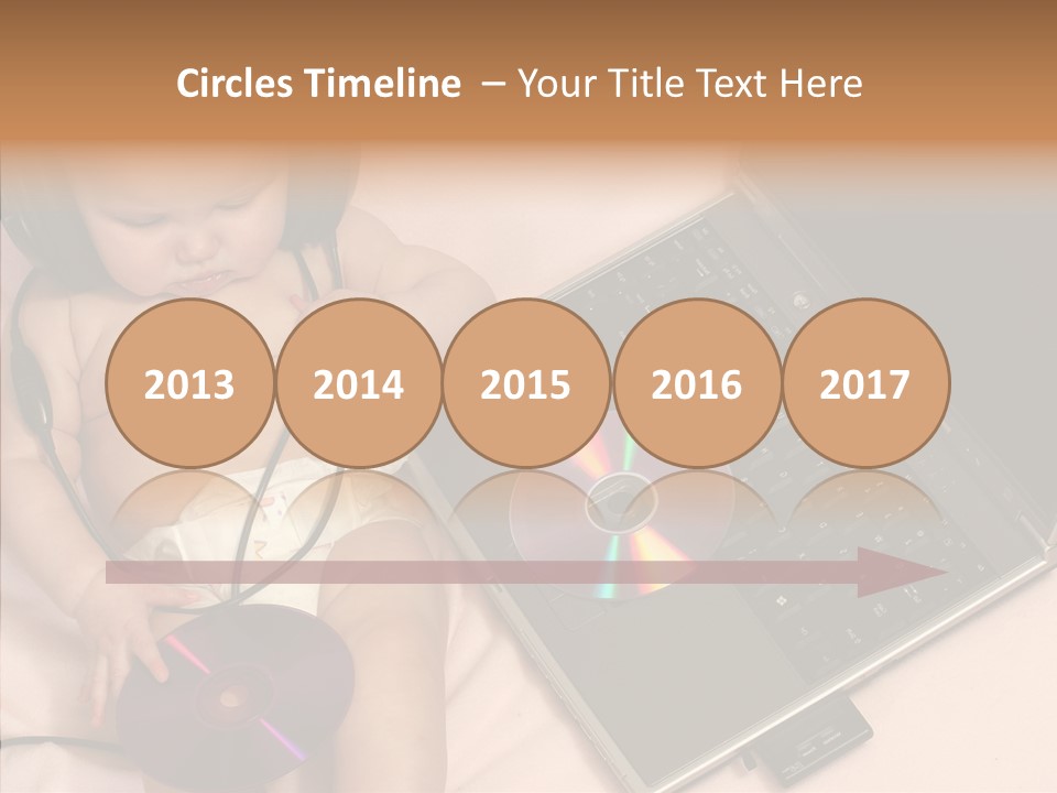 Creation Eye Isolated PowerPoint Template