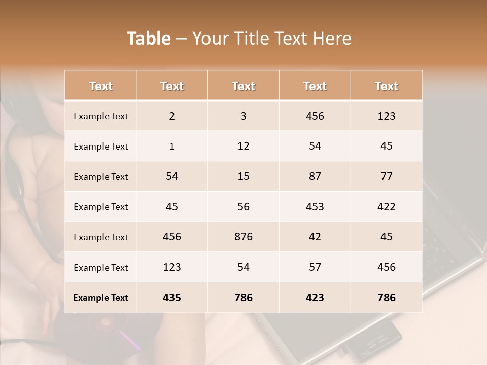 Creation Eye Isolated PowerPoint Template
