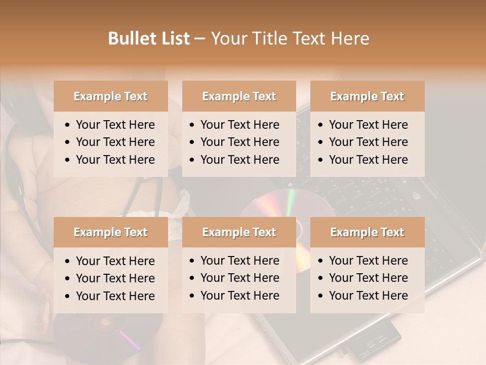 Creation Eye Isolated PowerPoint Template
