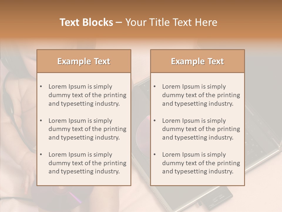 Creation Eye Isolated PowerPoint Template