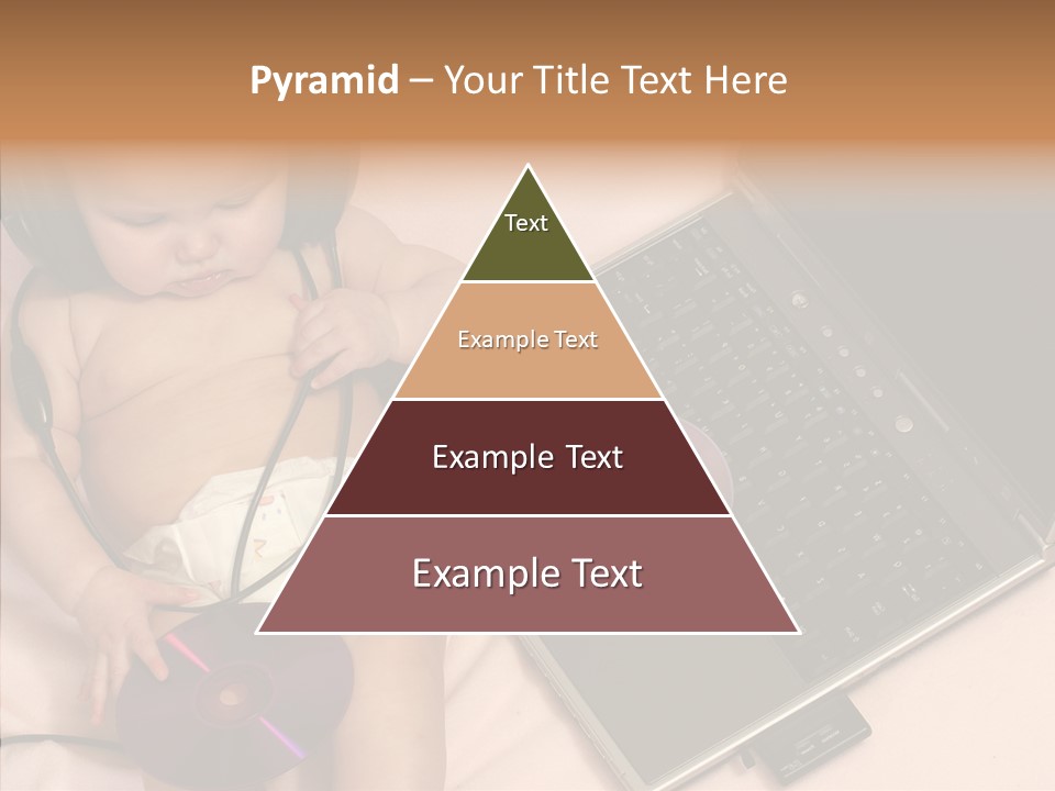 Creation Eye Isolated PowerPoint Template