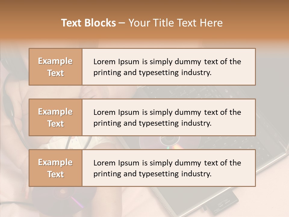 Creation Eye Isolated PowerPoint Template