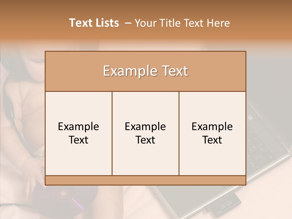 Creation Eye Isolated PowerPoint Template