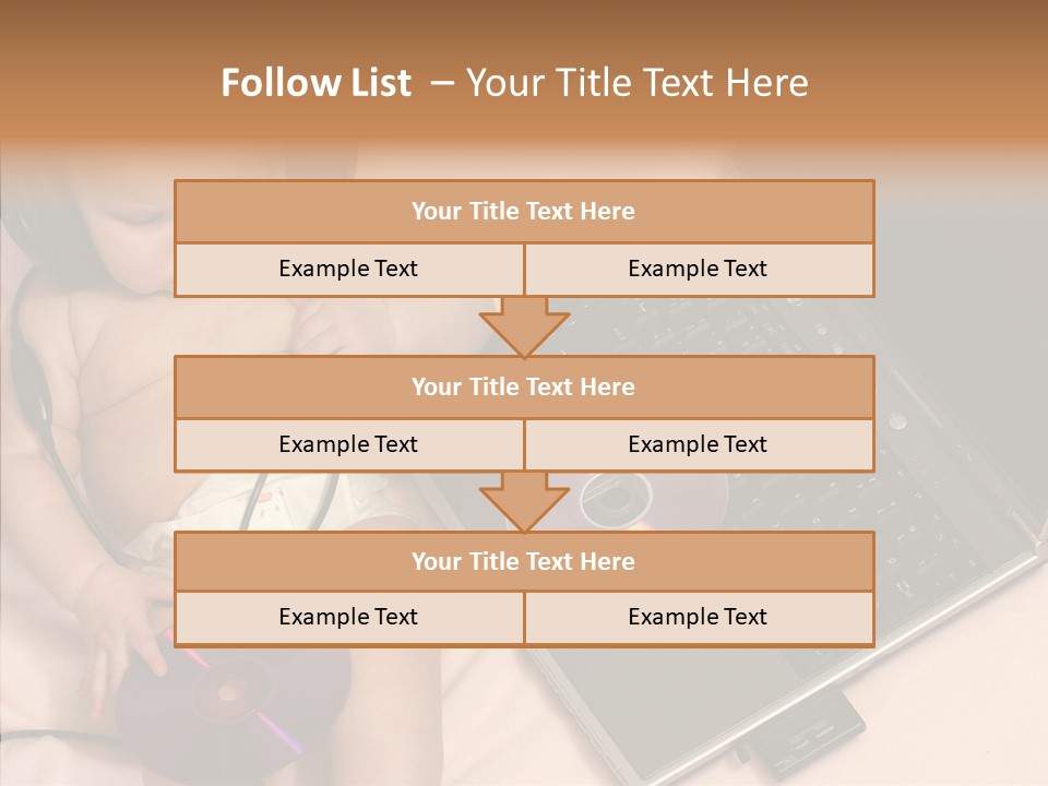 Creation Eye Isolated PowerPoint Template