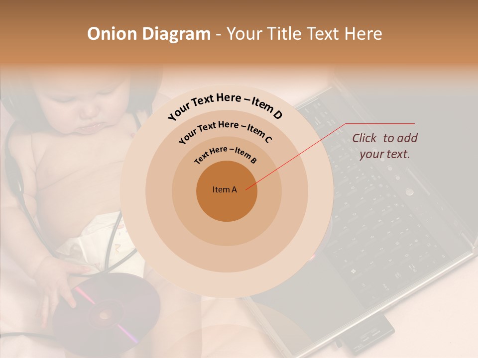 Creation Eye Isolated PowerPoint Template