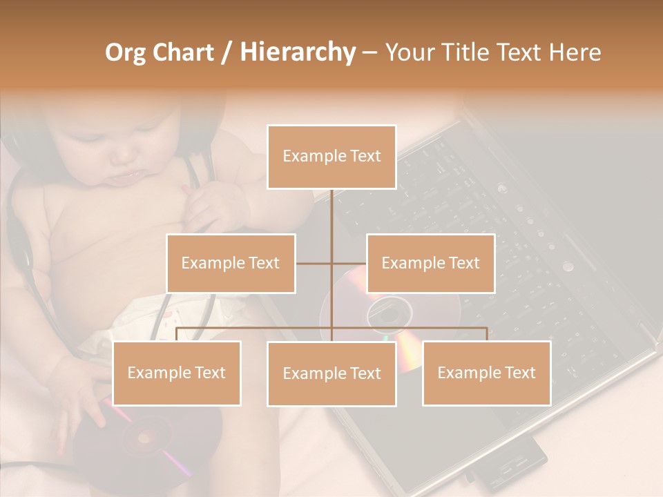 Creation Eye Isolated PowerPoint Template