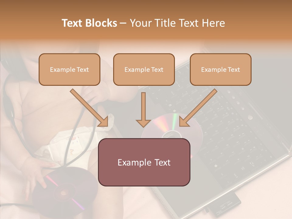 Creation Eye Isolated PowerPoint Template