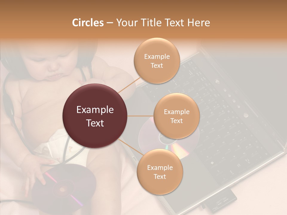 Creation Eye Isolated PowerPoint Template