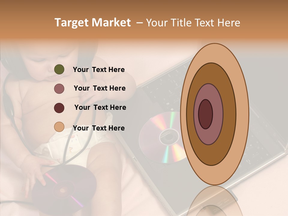 Creation Eye Isolated PowerPoint Template