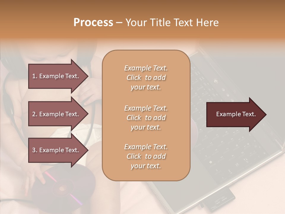 Creation Eye Isolated PowerPoint Template