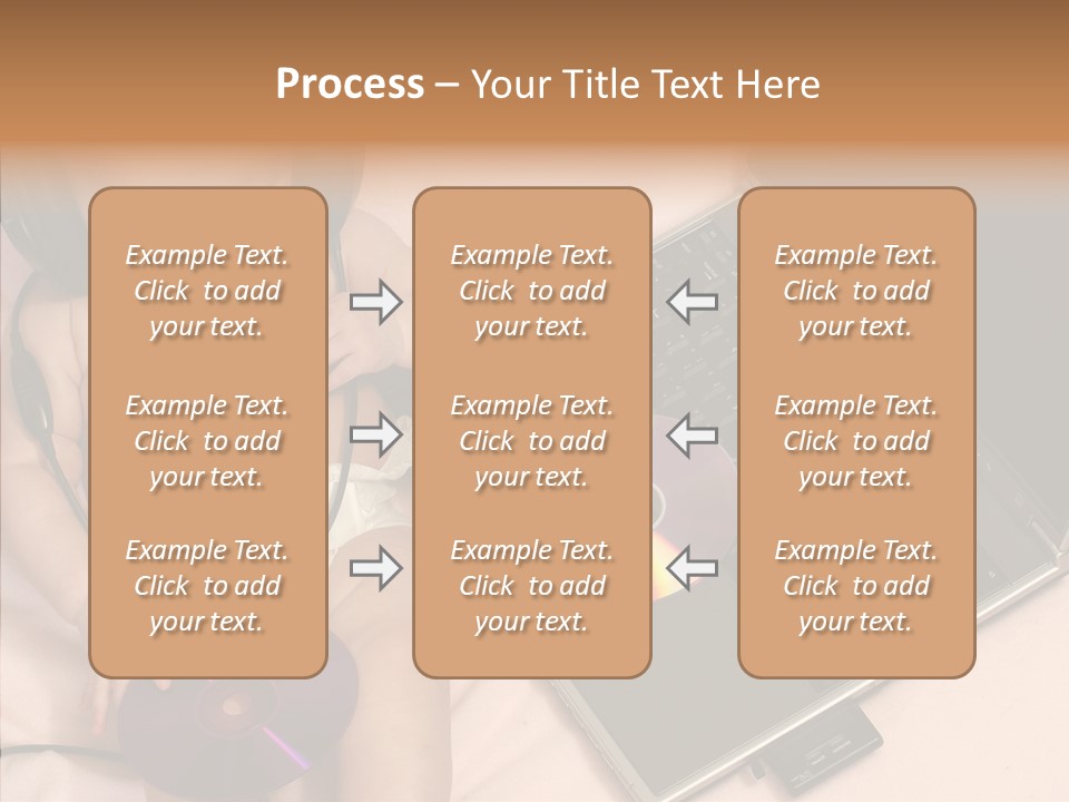 Creation Eye Isolated PowerPoint Template