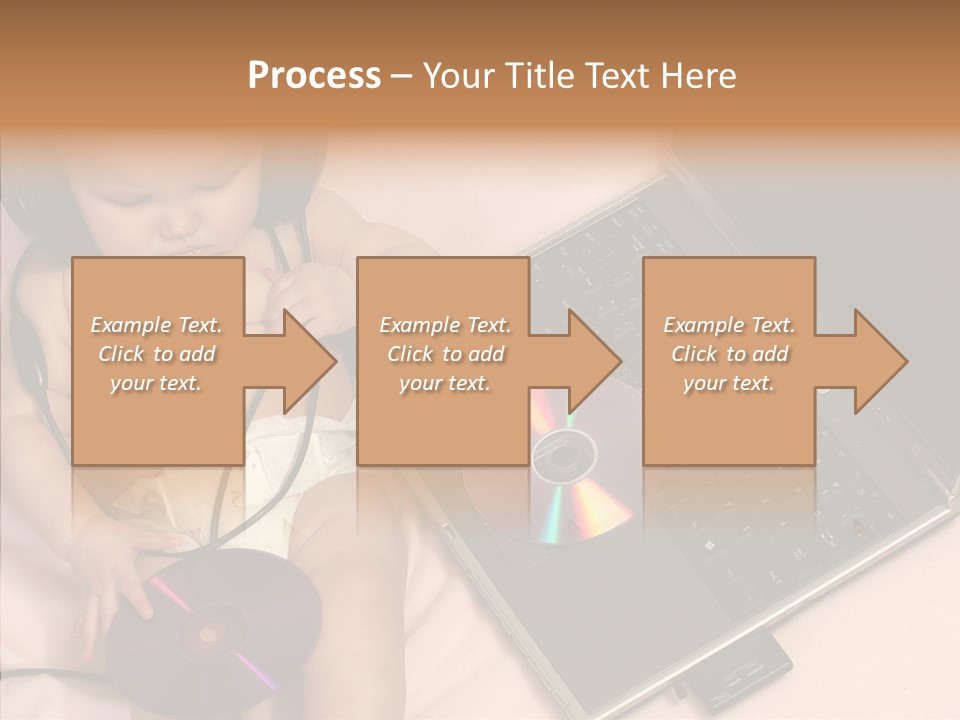 Creation Eye Isolated PowerPoint Template