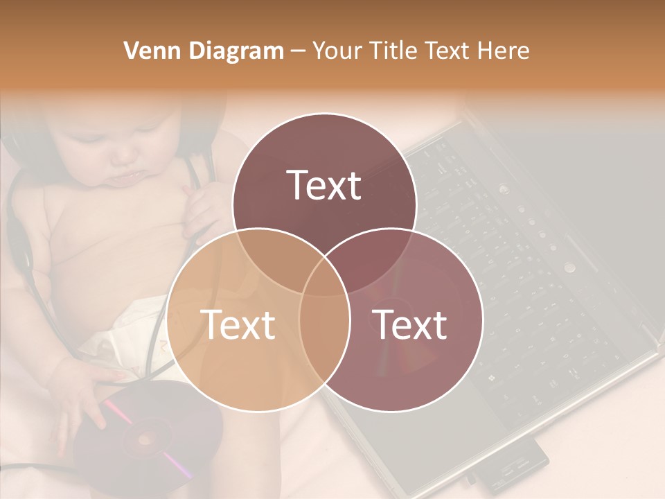 Creation Eye Isolated PowerPoint Template