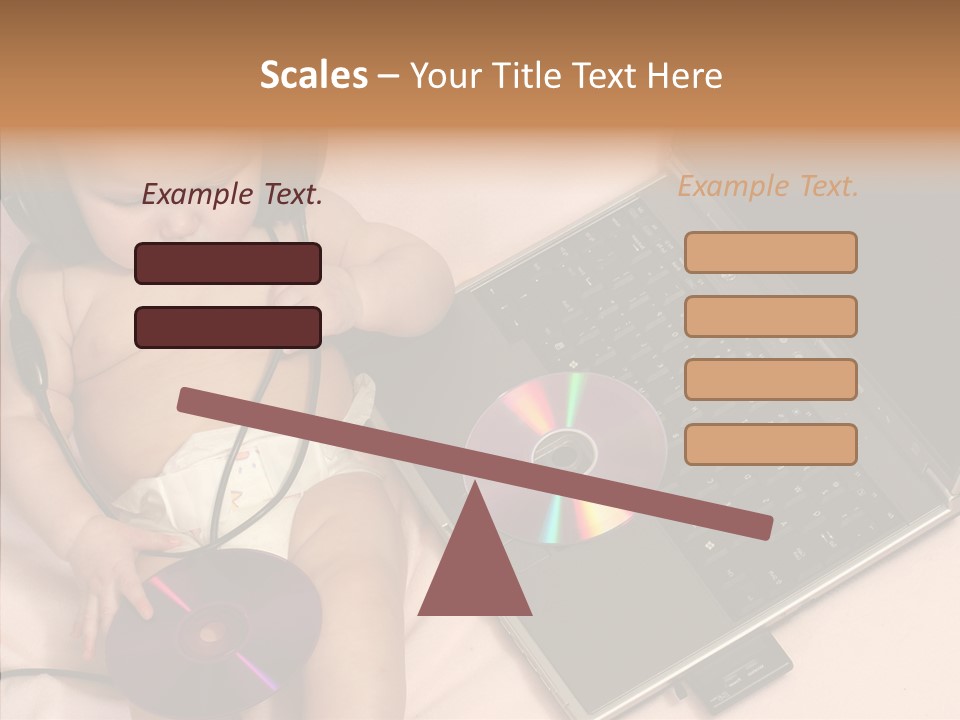 Creation Eye Isolated PowerPoint Template