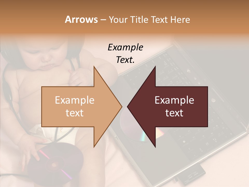 Creation Eye Isolated PowerPoint Template