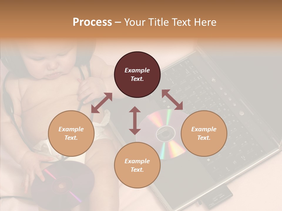 Creation Eye Isolated PowerPoint Template