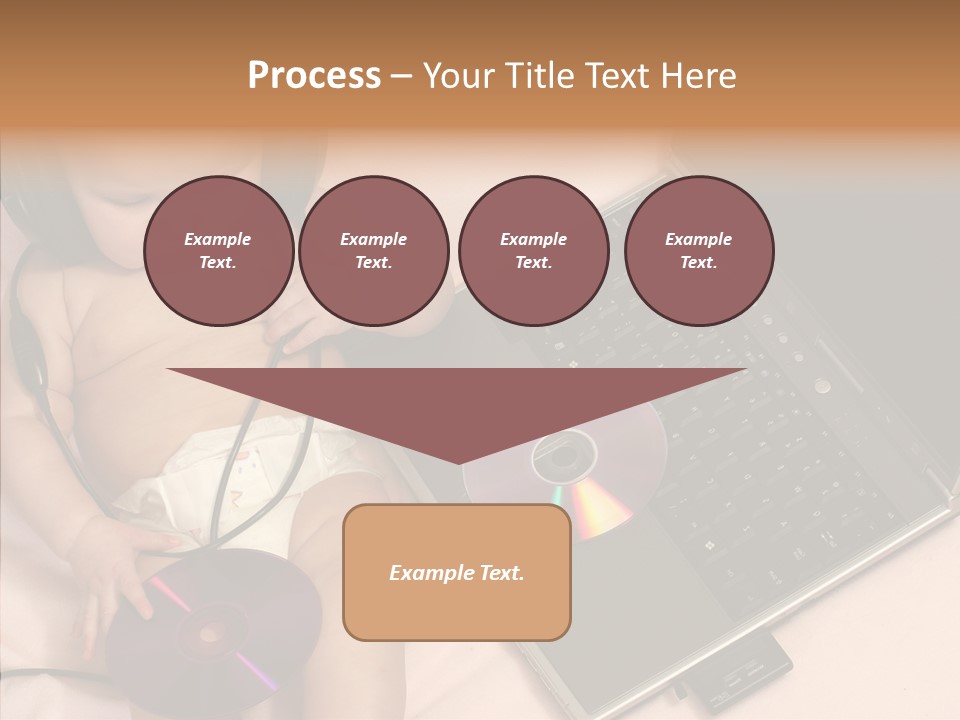Creation Eye Isolated PowerPoint Template