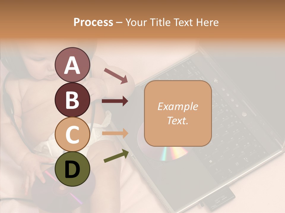 Creation Eye Isolated PowerPoint Template