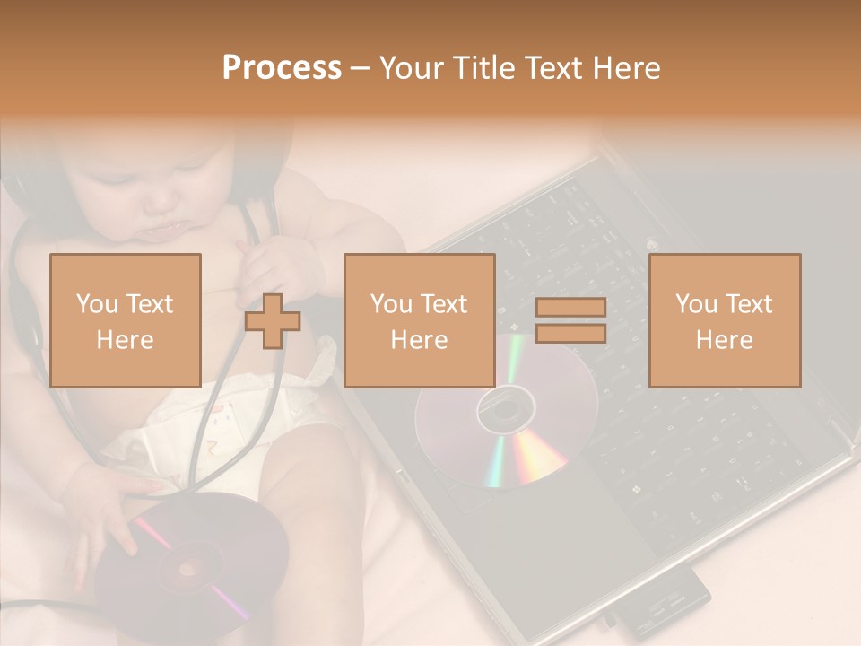 Creation Eye Isolated PowerPoint Template