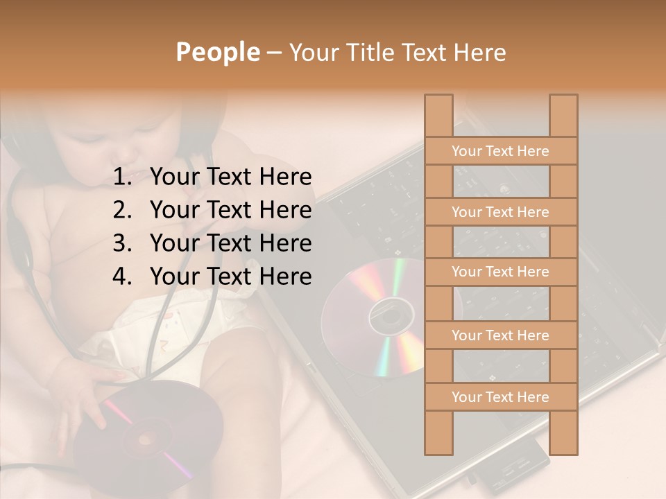 Creation Eye Isolated PowerPoint Template